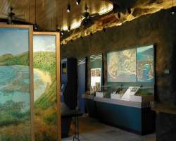 The first stop on a visit to the Preserve is the Marine Education Centre. It is designed in a way to replicate the shape of a volcanic cave. It is use